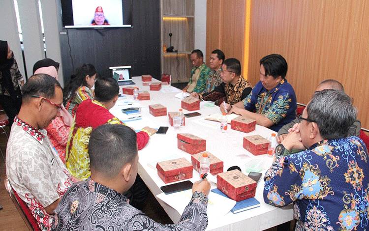 Pemkab Seruyan Ikuti Rapat Rekonsiliasi DBH Sawit Kalteng 2024