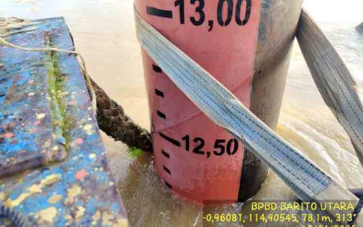 Ketinggian Air Sungai Barito Capai 12,20 Meter, BPBD Barito Utara Tetapkan Status Siaga