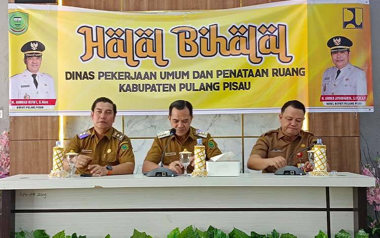 Hadiri Halal Bihalal Dinas PUPR, Bupati Pulang Pisau Harapkan Ada Rest Area