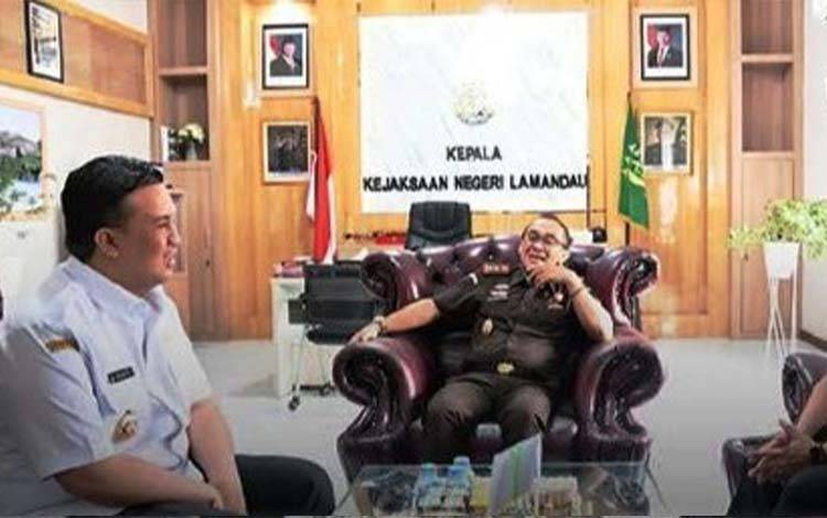 Perkuat Sinergitas Pemkab Lamandau-Kejari Lamandau