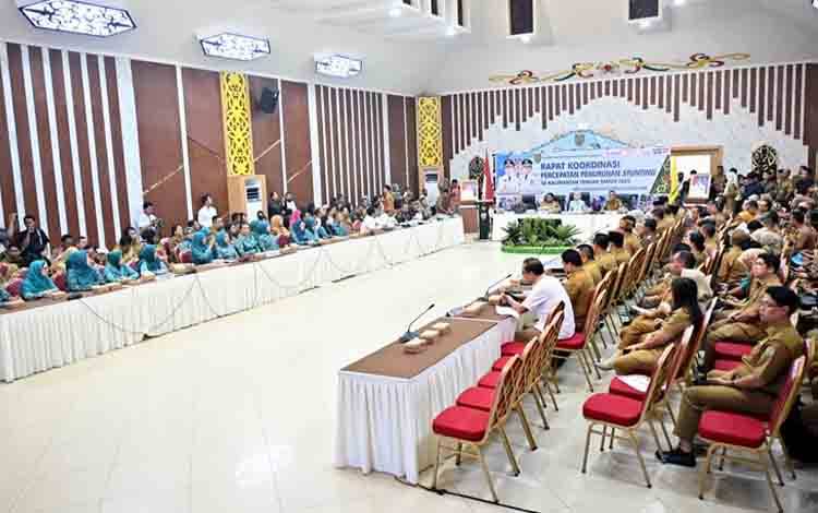 Rakor PPS 2025, Wagub Kalteng Apresiasi Kinerja TPPS Kabupaten/Kota