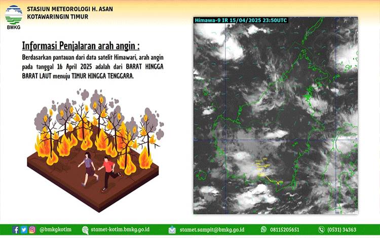 BPBD Kotim Imbau Kewaspadaan Bencana Kemarau