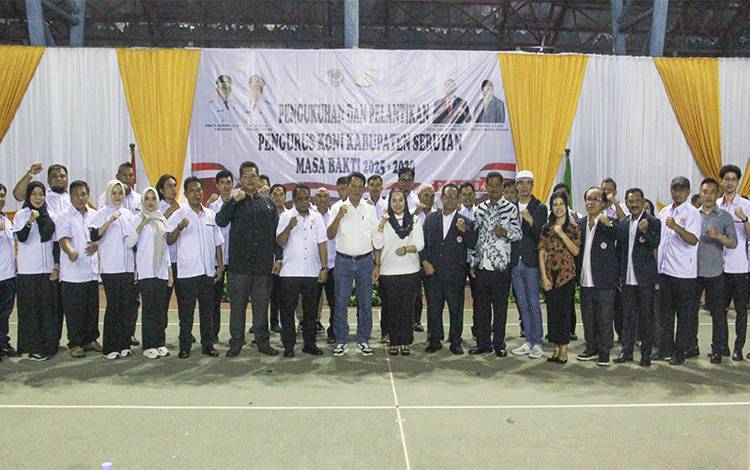 Bupati Seruyan Harapkan Pengurus KONI Baru Bawa Kemajuan Olahraga Daerah