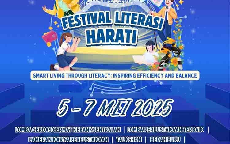 Festival Literasi Harati 2025 Siap Digelar, Meriahkan World Book Day di Kalteng