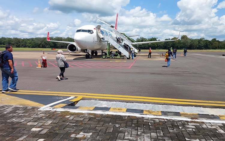 Dishub Kotim Dorong Bisnis Kargo di Bandara Haji Asan Sampit