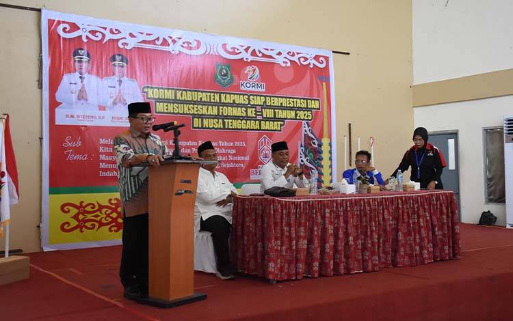 Bupati Kapuas Buka Muskab KORMI Perdana