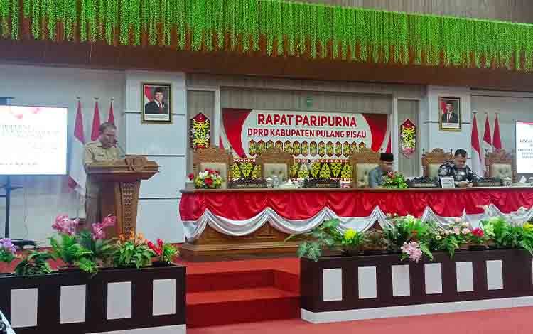 Ini Pidato Bupati dalam Rapat Paripurna Ranwal RPJMD Kabupaten Pulpis