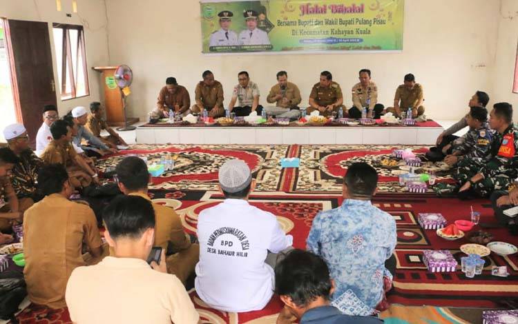 Bupati-Wabup Pulpis Serap Aspirasi di Hasupa Hasundau Masyarakat Kahayan Kuala