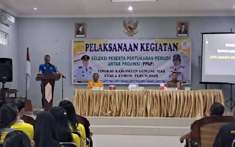 Bupati Gunung Mas: Peserta PPAP Manfaatkan Momen untuk Menjalin Kerja Sama Antar Pemuda