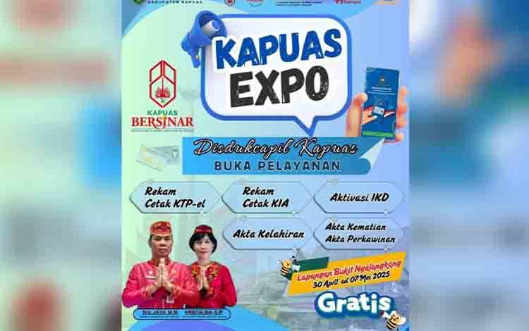Dinas Dukcapil Siap Hadir di Kapuas Expo 2025 Berikan Layanan Kependudukan
