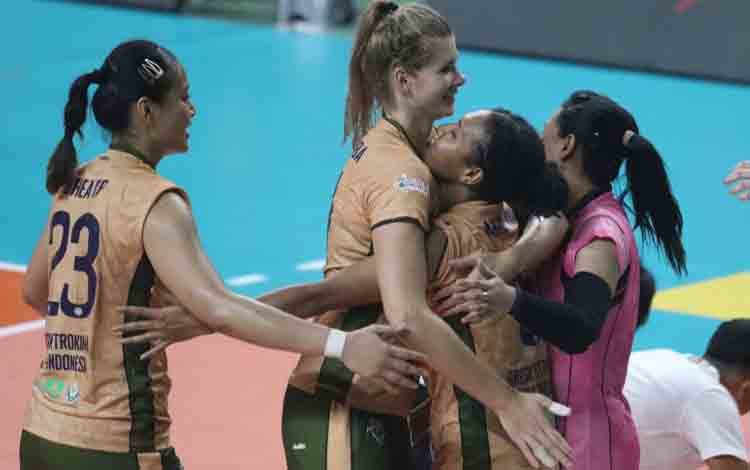 Gresik Petrokimia Jaga Asa ke Grand Final Proliga seusai Kalahkan PLN