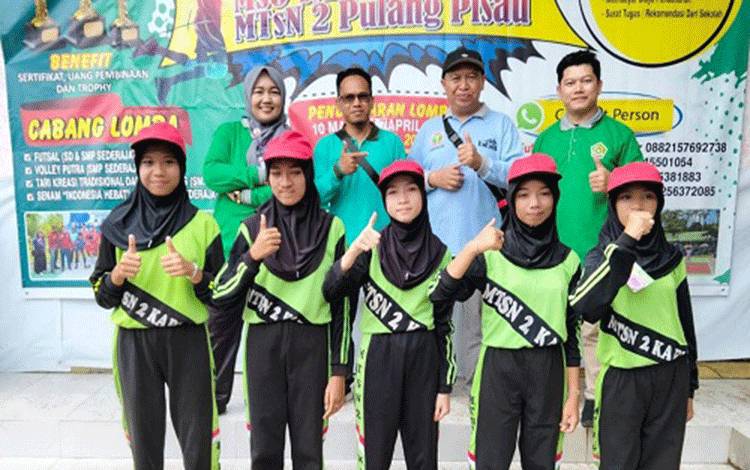 MTsN 2 Kapuas Raih Juara II Lomba Senam di Ajang MSO25