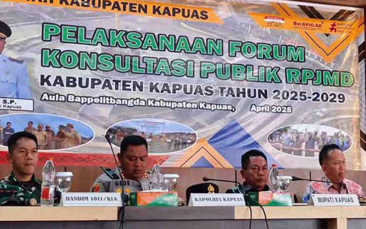 RPJMD 2025-2029, Pemkab Kapuas Libatkan Publik dalam Forum Konsultasi