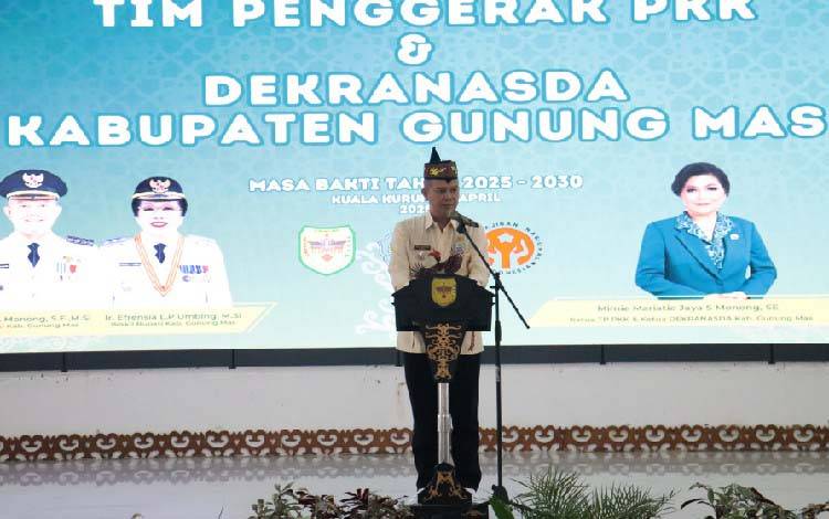 Bupati Gunung Mas Minta Pengurus TP PKK dan Dekranasda Saling Berkolaborasi