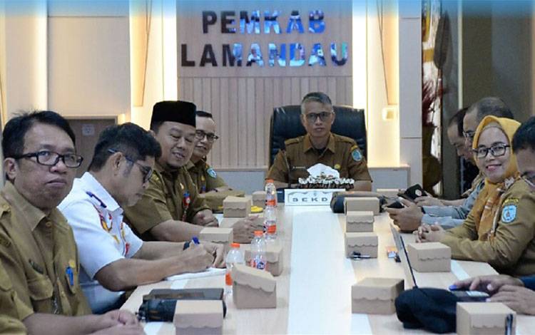 Pemkab Lamandau Rakor Pengendalian Inflasi Dengan Kemendagri