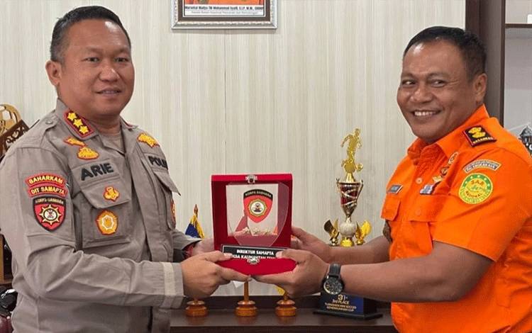 Ditsamapta Polda Kalteng Tingkatkan Sinergitas dengan Kantor SAR Palangka Raya