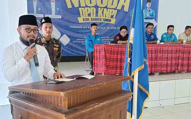 Adi Mula Nakalelu Kembali Pimpin KNPI Barito Timur Periode 2025-2028
