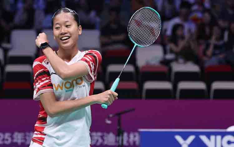 Putri KW Bawa Indonesia Unggul 2-1 atas Denmark di Piala Sudirman 2025