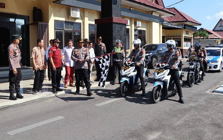 May Day 2025 Aman, Polres Seruyan Gelar Patroli Skala Besar