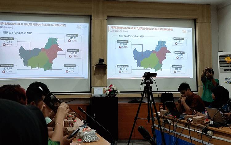 Penurunan NTP Kalteng April 2025, IKRT Perdesaan Mengalami Kenaikan