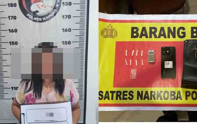Seorang Perempuan di Kapuas Diamankan Polisi terkait Kepemilikan Sabu