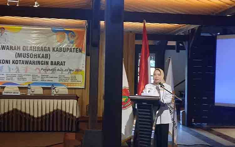 KONI Kobar Gelar Musorkab, Hj Nurhidayah Harapkan Pengurus Baru Fokus pada Prestasi