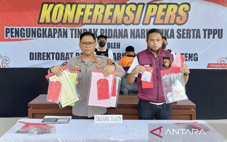 Polda Kalteng Ringkus Bandar Narkoba dan Amankan 497,78 Gram Sabu-Sabu