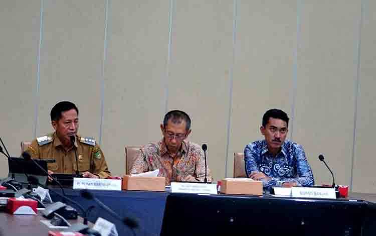 Pj Bupati Hadiri Rakor Lintas Sektor Bahas RDTR Kecamatan Montallat dan Teweh Timur
