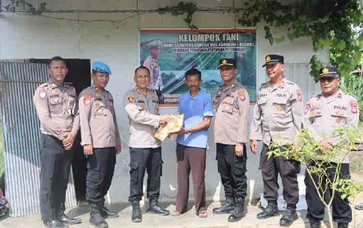 Dukungan Polres Gunung Mas Diharapkan Dapat Mengembangkan Usaha Poktan Bumi Sejahtera