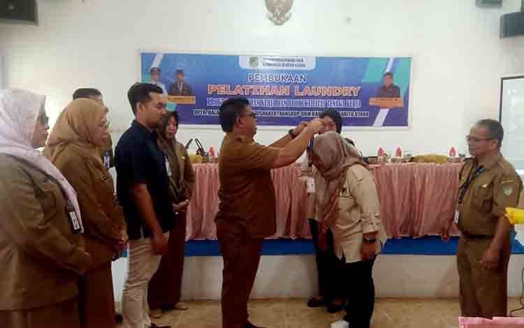 Disnakertranskop UKM Barito Utara Gelar Pelatihan Laundry, Cetak Wirausahawan Baru