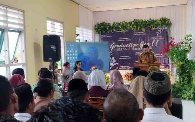 Hadiri Perpisahan SMAN 3 Bulik, Bupati Lamandau Ajak Siswa Terus Berkarya