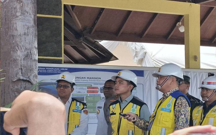 Wapres Tinjau Bendungan Manikin di Kupang NTT