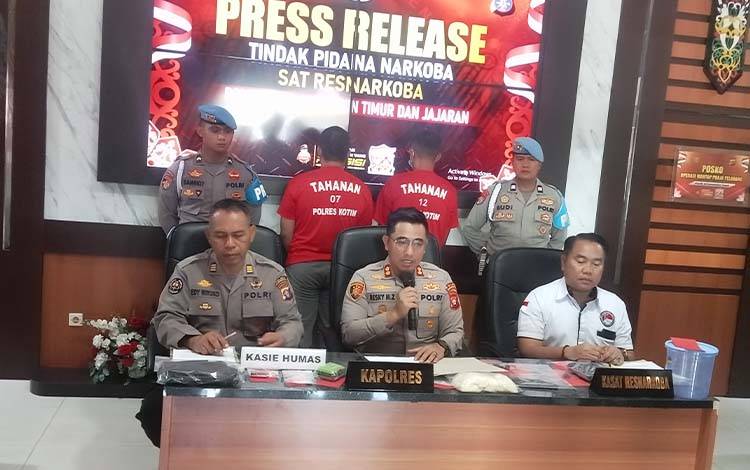 Jadi Pengedar Sabu, Aparatur Desa Tualan Hulu Ditangkap Polres Kotim