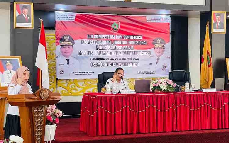 Uji Kompetensi Satpol PP Jadi Strategi Kalteng Wujudkan Birokrasi Bersih dan Responsif