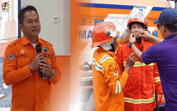 SMA Golden Christian School Apresiasi Dukungan BPBD Kalteng