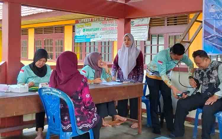 Dinkes Seruyan Gelar Skrining Kesehatan di Tempat Kerja