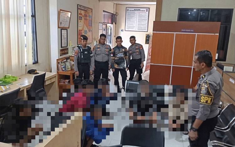 Polresta Palangka Raya Amankan Enam Remaja Terlibat Tawuran