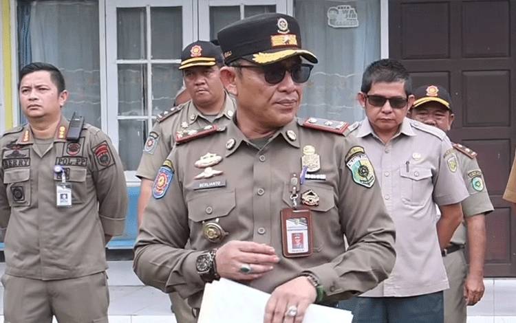 Kasat Pol PP Palangka Raya Imbau Masyarakat Tidak Membangun di Atas Drainase