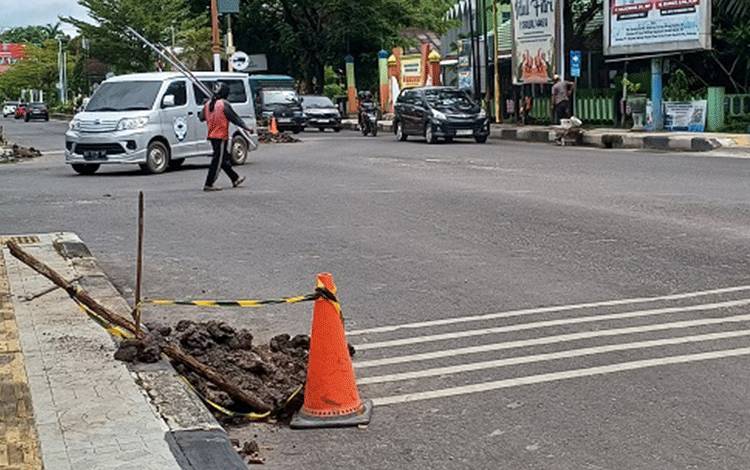 Dishub Kotim Mulai Kerjakan Peremajaan Traffic Light di 3 Titik Lokasi
