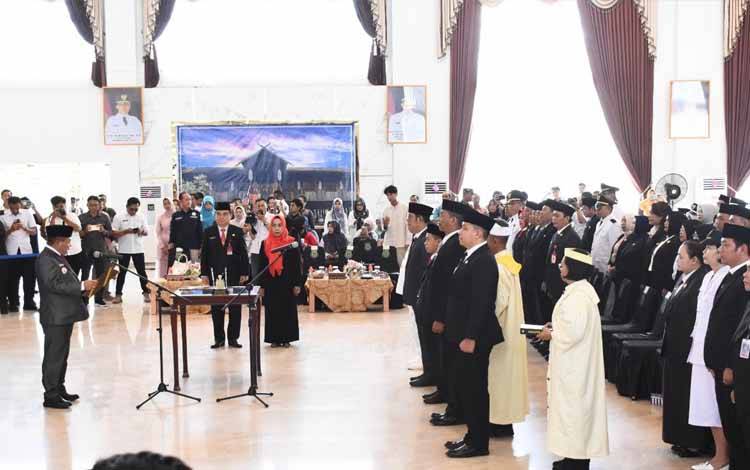 Bupati Kapuas Lantik 145 Pejabat ASN