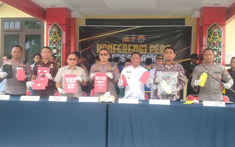 Kapolres Sukamara Ungkap Jaringan Narkotika Lintas Kabupaten