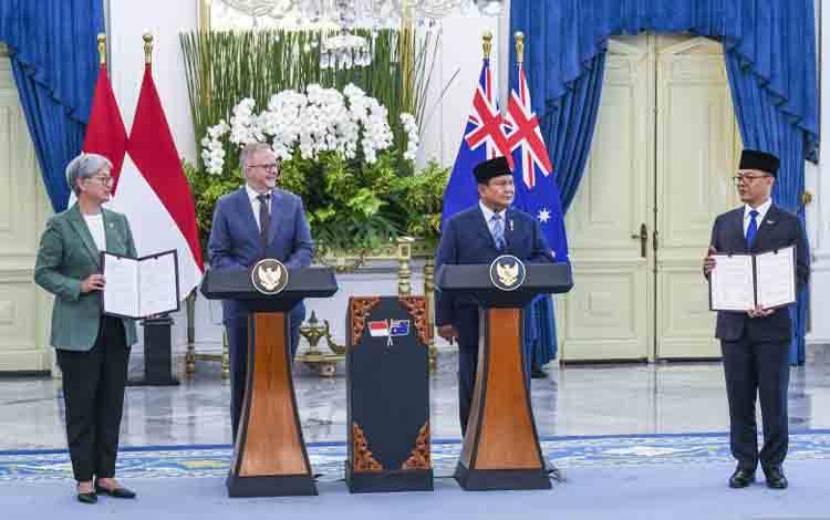 Menlu Ungkap Isi MoU yang Diteken Bersama Australia di Istana