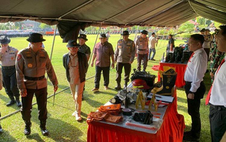 Polda Kalteng Gelar Apel Siaga Penanggulangan Bencana Karhutla