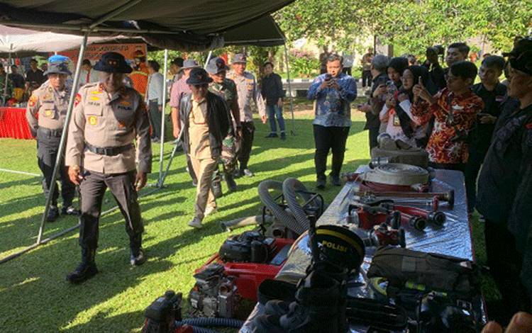 Polda Kalteng Terima Bantuan Alat Pemadam Kebakaran dari Alumni Akpol 91