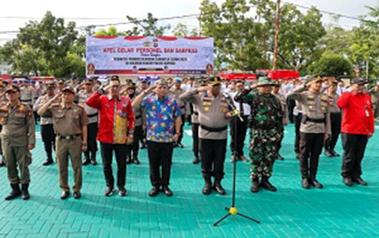 Wabup Kapuas Ikuti Apel Kesiapsiagaan Karhutla 2025 Secara Virtual