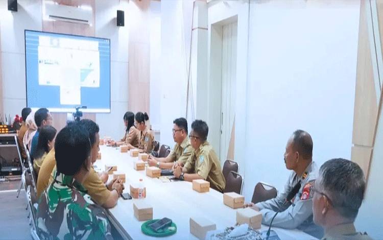 Pemkab Lamandau Ikuti Rakor Pengendalian Inflasi dan Pembentukan Koperasi Merah Putih