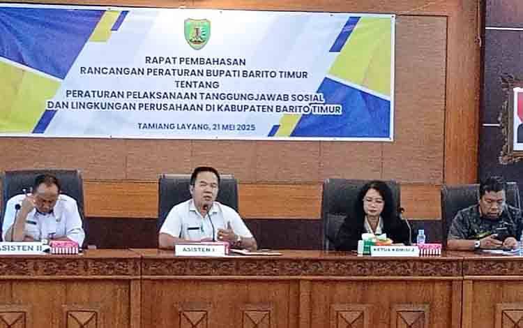 Pemkab Barito Timur Matangkan Regulasi TJSL Perusahaan, Libatkan DPRD dan Pelaku Usaha