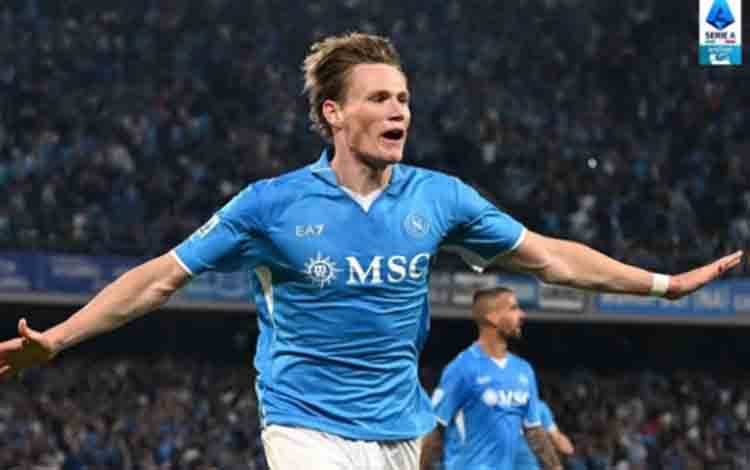 Napoli Segel Gelar Juara Liga Italia usai Tekuk Cagliari 2-0