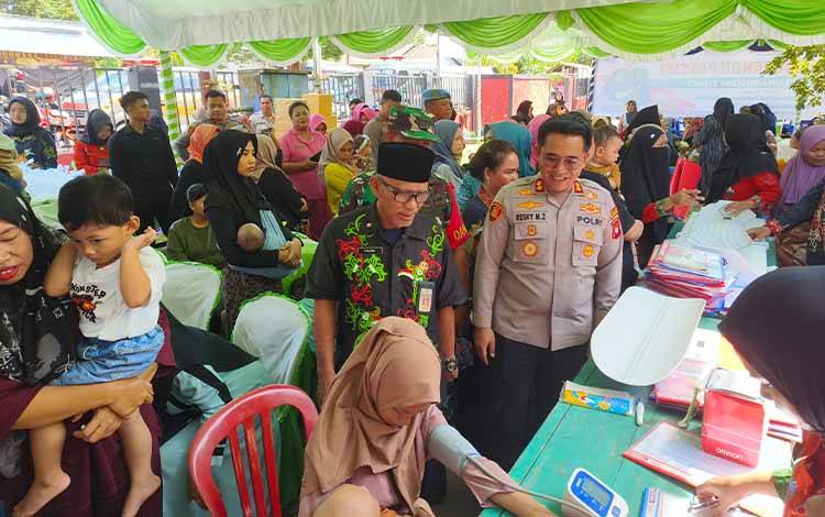 Polres Kotim Dorong Penurunan Stunting Lewat Program Posyandu Presisi Inovatif