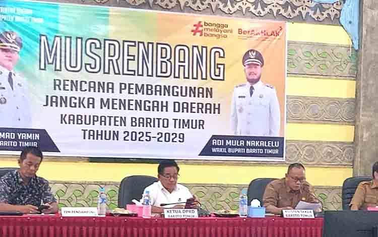 Yamin Dorong Lompatan Strategis Pembangunan Lewat Musrenbang RPJMD Bartim 2025-2029